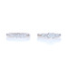 White Gold Diamond Engagement Ring & Wedding Band - 14k Round Brilliant 1.03ctw White Gold Diamond Engagement Ring & Wedding Band - 14k Round Brilliant 1.03ctw