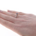 Yellow Gold Lab-Created Spinel Art Deco Solitaire Engagement Ring -14k Rnd .13ct Yellow Gold Lab-Created Spinel Art Deco Solitaire Engagement Ring -14k Rnd .13ct