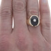 Yellow Gold Diamond & Onyx Men's Ring - 14k Round Brilliant Yellow Gold Diamond & Onyx Men's Ring - 14k Round Brilliant