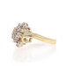 Yellow Gold Diamond Cluster Bypass Ring - 14k Round Brilliant .42ctw Yellow Gold Diamond Cluster Bypass Ring - 14k Round Brilliant .42ctw