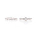 White Gold Diamond Halo Engagement Ring & Wedding Band - 10k Round .24ctw White Gold Diamond Halo Engagement Ring & Wedding Band - 10k Round .24ctw