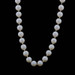 White Gold Cultured Pearl Knotted Strand Necklace 22 3/4" - 14k White Gold Cultured Pearl Knotted Strand Necklace 22 3/4" - 14k