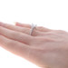 White Gold Semi-Mount Engagement Ring - 14k Oval Dias .20ctw CZ fits ~8x6mm White Gold Semi-Mount Engagement Ring - 14k Oval Dias .20ctw CZ fits ~8x6mm