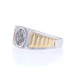 White Gold Diamond Cluster Men's Ring - 10k Round Brilliant .35ctw Cluster White Gold Diamond Cluster Men's Ring - 10k Round Brilliant .35ctw Cluster