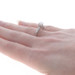 White Gold Diamond Vintage Engagement Ring - 14k Round .52ctw Knife-Edge White Gold Diamond Vintage Engagement Ring - 14k Round .52ctw Knife-Edge