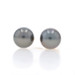 Yellow Gold Cultured Pearl Stud Earrings - 18k Tahitian Yellow Gold Cultured Pearl Stud Earrings - 18k Tahitian