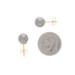 Yellow Gold Cultured Pearl Stud Earrings - 18k Tahitian Yellow Gold Cultured Pearl Stud Earrings - 18k Tahitian