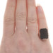 Rose Gold Onyx Victorian Cocktail Solitaire Ring - 10k Scrollwork Antique Rose Gold Onyx Victorian Cocktail Solitaire Ring - 10k Scrollwork Antique