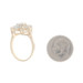 Yellow Gold Aquamarine Cluster Cocktail Halo Ring -14k Oval & Rnd 2.63ctw Flower Yellow Gold Aquamarine Cluster Cocktail Halo Ring -14k Oval & Rnd 2.63ctw Flower