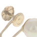 Yellow Gold Cultured Pearl Stud Earrings - 14k Non-Pierced Screw-Ons Yellow Gold Cultured Pearl Stud Earrings - 14k Non-Pierced Screw-Ons
