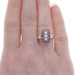 Yellow Gold Diamond Ruby Vintage Cluster Halo Cocktail Ring - 14k Round 1.37ctw Yellow Gold Diamond Ruby Vintage Cluster Halo Cocktail Ring - 14k Round 1.37ctw