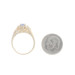 Yellow Gold Sapphire Diamond Bypass Ring - 14k Oval 1.10ctw Yellow Gold Sapphire Diamond Bypass Ring - 14k Oval 1.10ctw