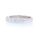 White Gold Diamond Seven-Stone Wedding Band - 14k Round Brilliant .70ctw Ring White Gold Diamond Seven-Stone Wedding Band - 14k Round Brilliant .70ctw Ring