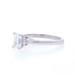 White Gold Diamond Engagement Ring - 14k Emerald Cut .82ctw White Gold Diamond Engagement Ring - 14k Emerald Cut .82ctw