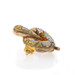 Yellow Gold Diamond Edwardian Three-Leaf Clover Knot Brooch 14k Mine Antique Pin Yellow Gold Diamond Edwardian Three-Leaf Clover Knot Brooch 14k Mine Antique Pin