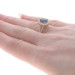 Yellow Gold Lab-Created Sapphire & Cubic Zirconia Halo Ring - 14k Oval 2.62ctw Yellow Gold Lab-Created Sapphire & Cubic Zirconia Halo Ring - 14k Oval 2.62ctw