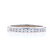 White Gold Diamond Wedding Band - 14k Round Brilliant .21ctw Channel Set Ring White Gold Diamond Wedding Band - 14k Round Brilliant .21ctw Channel Set Ring