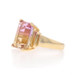 Yellow Gold Ametrine Cocktail Solitaire Ring - 14k Emerald 6.70ct Yellow Gold Ametrine Cocktail Solitaire Ring - 14k Emerald 6.70ct
