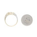 Yellow Gold Diamond Heart Crossover Band - 10k Round Brilliant .13ctw Love Ring Yellow Gold Diamond Heart Crossover Band - 10k Round Brilliant .13ctw Love Ring