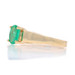 Yellow Gold Emerald Solitaire Ring - 10k Oval .85ct Cathedral Yellow Gold Emerald Solitaire Ring - 10k Oval .85ct Cathedral
