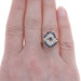 Yellow Gold Sapphire Diamond Cluster Cocktail Bypass Ring - 14k Marquise 1.08ctw Yellow Gold Sapphire Diamond Cluster Cocktail Bypass Ring - 14k Marquise 1.08ctw