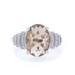 White Gold Smoky Quartz Diamond Ring - 14k Oval 2.09ctw White Gold Smoky Quartz Diamond Ring - 14k Oval 2.09ctw