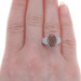 White Gold Smoky Quartz Diamond Ring - 14k Oval 2.09ctw White Gold Smoky Quartz Diamond Ring - 14k Oval 2.09ctw