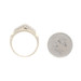 Yellow Gold Diamond Cluster Cocktail Band 14k Round Brilliant .48ctw Tiered Ring Yellow Gold Diamond Cluster Cocktail Band 14k Round Brilliant .48ctw Tiered Ring