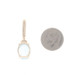 Yellow Gold Blue Topaz & Diamond Enhancer Pendant - 14k Oval 6.07ctw Yellow Gold Blue Topaz & Diamond Enhancer Pendant - 14k Oval 6.07ctw