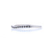 White Gold Black Diamond Enhancer Wedding Band - 14k Rd.16ctw Guard Ring Treated White Gold Black Diamond Enhancer Wedding Band - 14k Rd.16ctw Guard Ring Treated