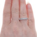 White Gold Diamond Wedding Band - 10k Round Brilliant .14ctw Ring White Gold Diamond Wedding Band - 10k Round Brilliant .14ctw Ring