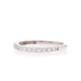 White Gold Diamond Wedding Band - 10k Round Brilliant .26ctw Ring White Gold Diamond Wedding Band - 10k Round Brilliant .26ctw Ring
