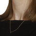 Yellow Gold Dashing Diamond Solitaire Pendant Necklace -14k Rnd .15ct Adjustable Yellow Gold Dashing Diamond Solitaire Pendant Necklace -14k Rnd .15ct Adjustable