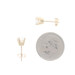 Yellow Gold Diamond Stud Earrings - 10k Round Brilliant 1.10ctw Pierced Yellow Gold Diamond Stud Earrings - 10k Round Brilliant 1.10ctw Pierced