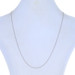 White Gold Prince of Wales Chain Necklace 18" - 14k White Gold Prince of Wales Chain Necklace 18" - 14k
