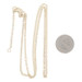 Yellow Gold Cable Chain Necklace - 14k Adjustable Length Yellow Gold Cable Chain Necklace - 14k Adjustable Length