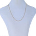 Yellow Gold Fancy Herringbone Curb Chain Necklace 14 3/4" - 14k Yellow Gold Fancy Herringbone Curb Chain Necklace 14 3/4" - 14k