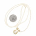 Yellow Gold Cultured Pearl Slide Pendant Necklace 18" - 14k Beaded Strand Yellow Gold Cultured Pearl Slide Pendant Necklace 18" - 14k Beaded Strand