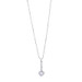 White Gold Diamond Heart Five-Stone Drop Pendant Necklace 16 3/4" - 14k Rnd Love White Gold Diamond Heart Five-Stone Drop Pendant Necklace 16 3/4" - 14k Rnd Love