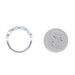 White Gold Diamond Wedding Band - 10k Single Cut .10ctw Twist Milgrain Ring White Gold Diamond Wedding Band - 10k Single Cut .10ctw Twist Milgrain Ring