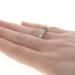 White Gold Diamond Engagement Ring - 14k Round Brilliant 1.01ctw White Gold Diamond Engagement Ring - 14k Round Brilliant 1.01ctw