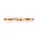 Yellow Gold Ruby Diamond Link Bracelet 6 3/4" - 10k Pear 2.57ctw Yellow Gold Ruby Diamond Link Bracelet 6 3/4" - 10k Pear 2.57ctw