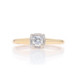 Yellow Gold Diamond Vintage Solitaire Engagement Ring 14k Round Brilliant .22ct Yellow Gold Diamond Vintage Solitaire Engagement Ring 14k Round Brilliant .22ct