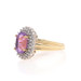 Yellow Gold Amethyst Diamond Halo Ring - 14k Oval 2.77ctw Yellow Gold Amethyst Diamond Halo Ring - 14k Oval 2.77ctw