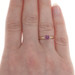 Yellow Gold Purple Tourmaline Solitaire Ring - 14k Round .45ct Engagement Yellow Gold Purple Tourmaline Solitaire Ring - 14k Round .45ct Engagement