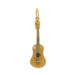 Yellow Gold Guitar Pendant - 18k Musical Instrument Yellow Gold Guitar Pendant - 18k Musical Instrument