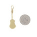 Yellow Gold Guitar Pendant - 18k Musical Instrument Yellow Gold Guitar Pendant - 18k Musical Instrument