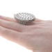 John Hardy Dot Oval Ring - Sterling Silver 925 Statement John Hardy Dot Oval Ring - Sterling Silver 925 Statement