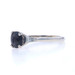 White Gold Purple Spinel & Diamond Ring - 14k Cushion 2.12ctw Engagement White Gold Purple Spinel & Diamond Ring - 14k Cushion 2.12ctw Engagement