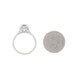 White Gold Sapphire Diamond Halo Ring - 18k 18k Oval 1.74ctw White Gold Sapphire Diamond Halo Ring - 18k 18k Oval 1.74ctw
